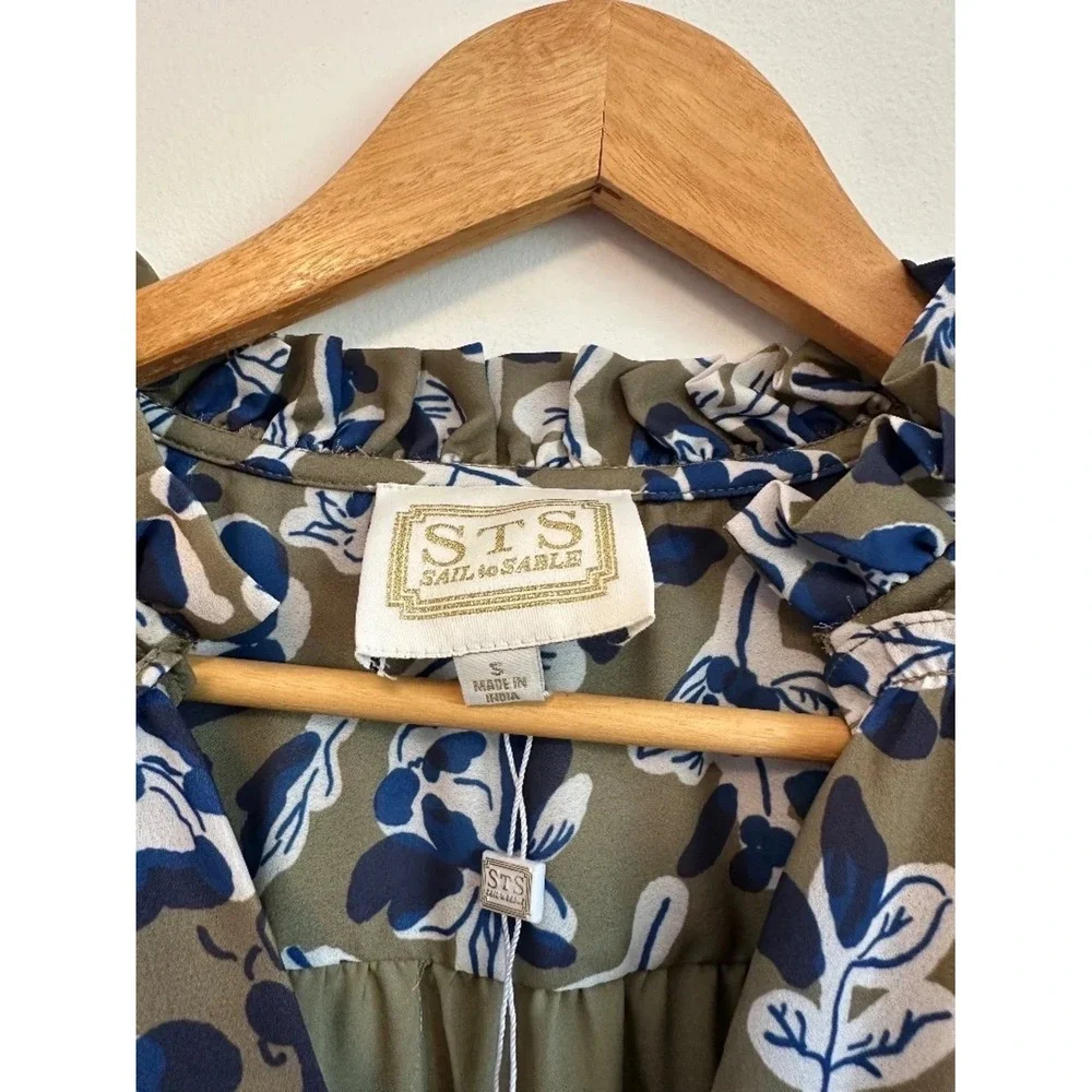 NWT Sail to Sable Floral Tiered Mini Dress | Size Small